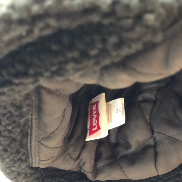 New with tags LEVI’S SHERPA LINED HAT w/ear covers - Picture 5 of 6